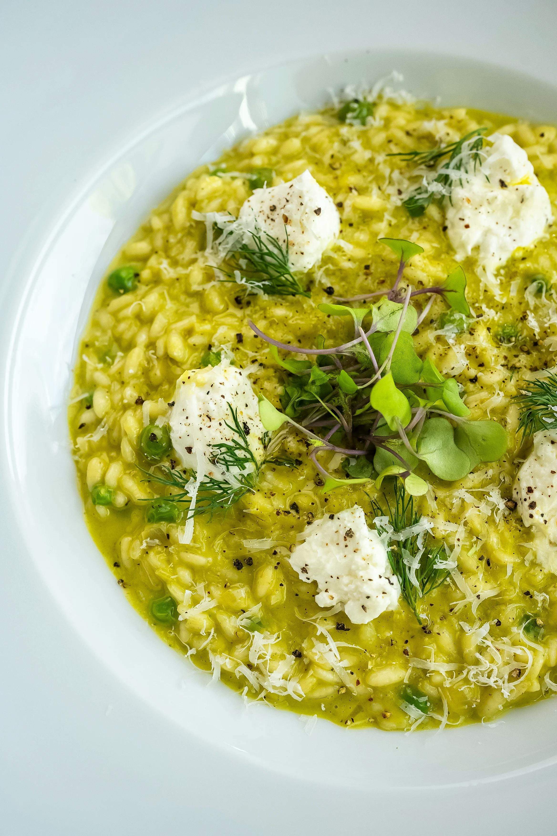 Picture for Basil, Leek & Goat Cheese Risotto 